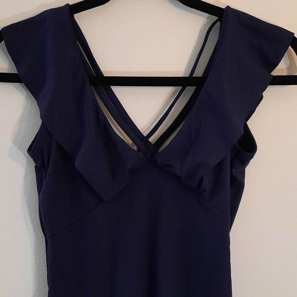 DARK BLUE BODYSUIT